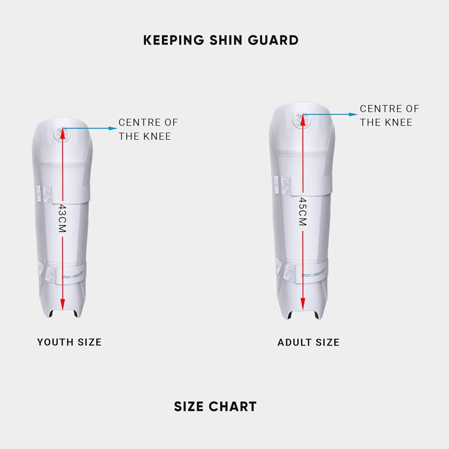Moonwalkr Cricket Keeping - white