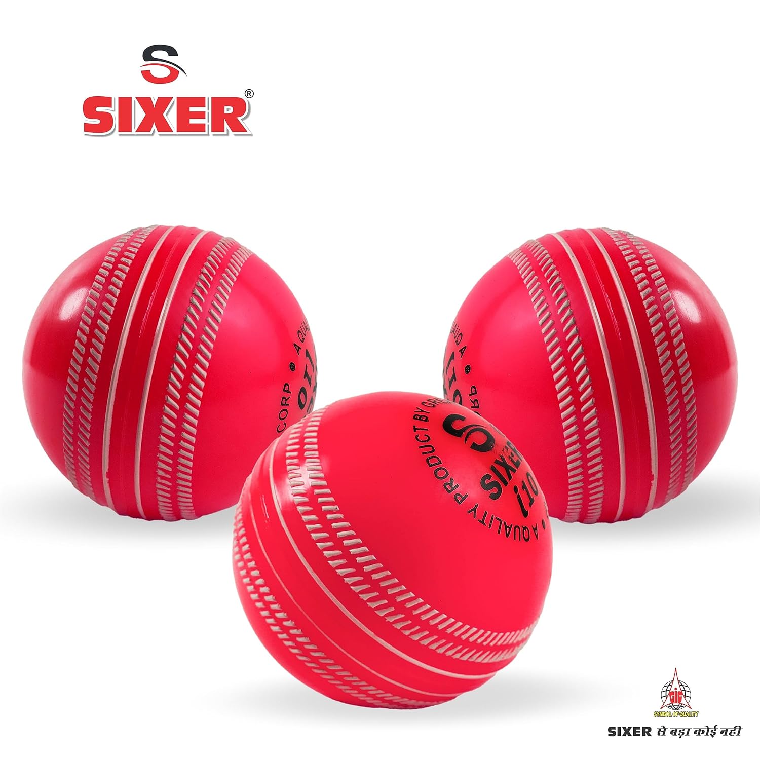 SIXER I10 WIND CRICKET BALLS 6 PACK