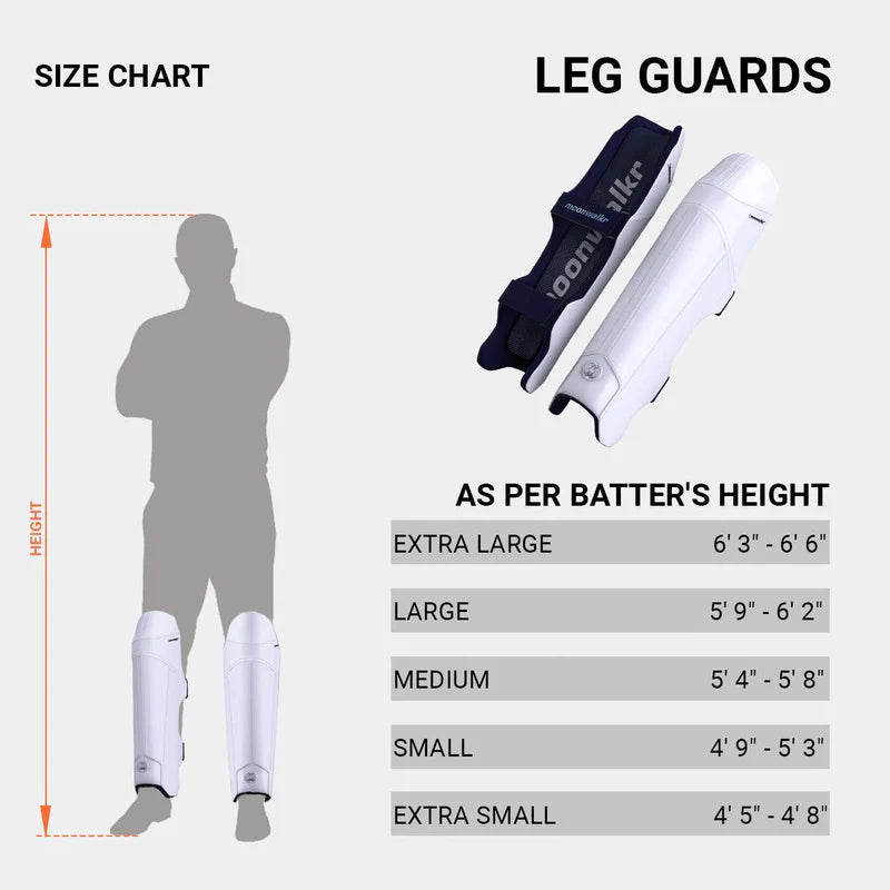 MOONWALKR White 2.0 Batting Pads