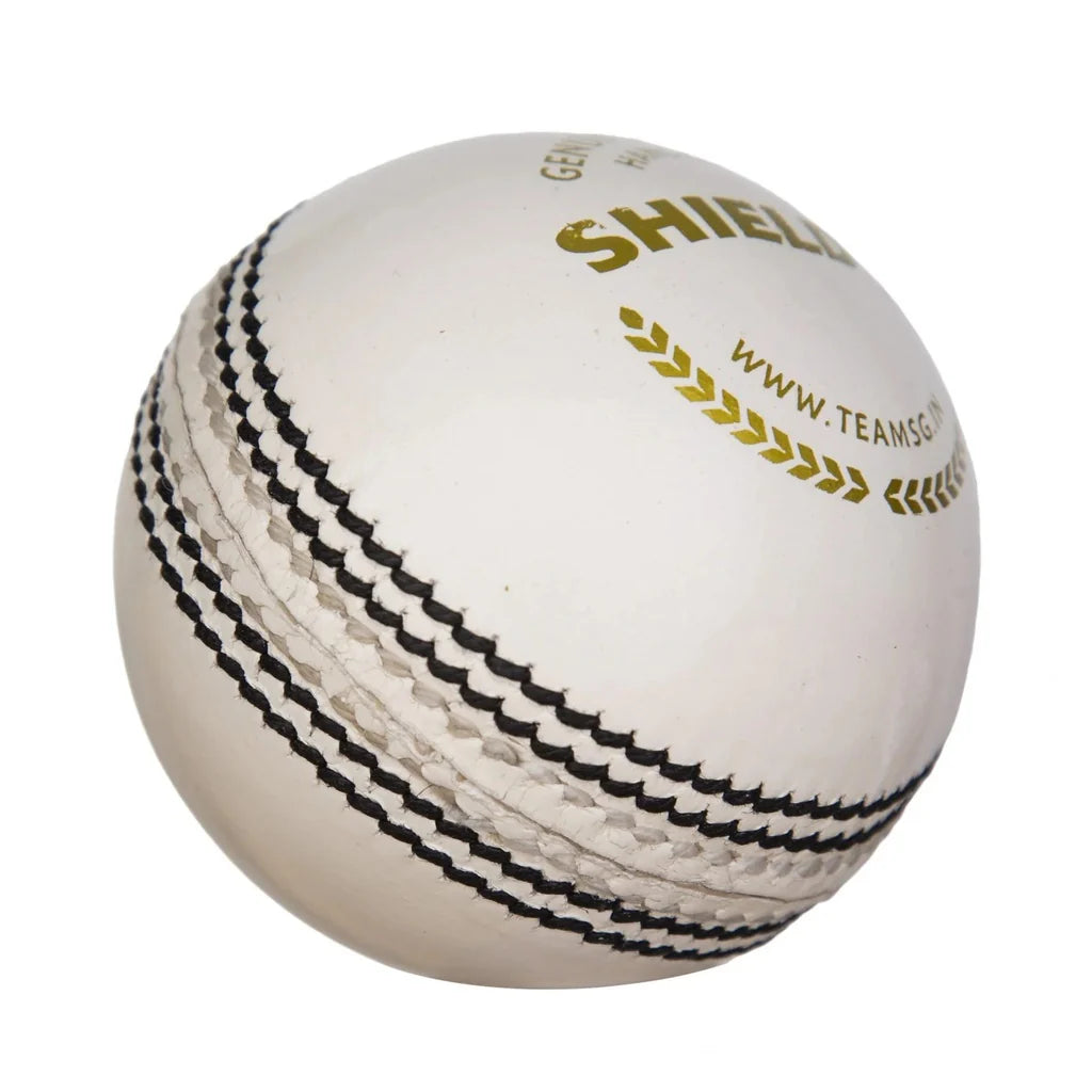 SG SHEILD 30 LEATHER CRICKE BALL